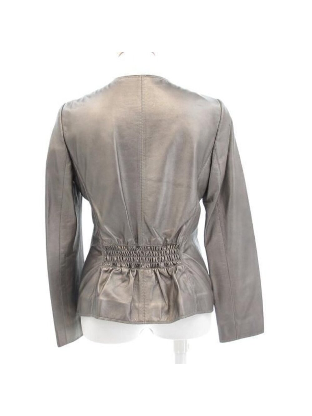 Loewe Leather Jacket Gray 38 - Picture 4 of 10